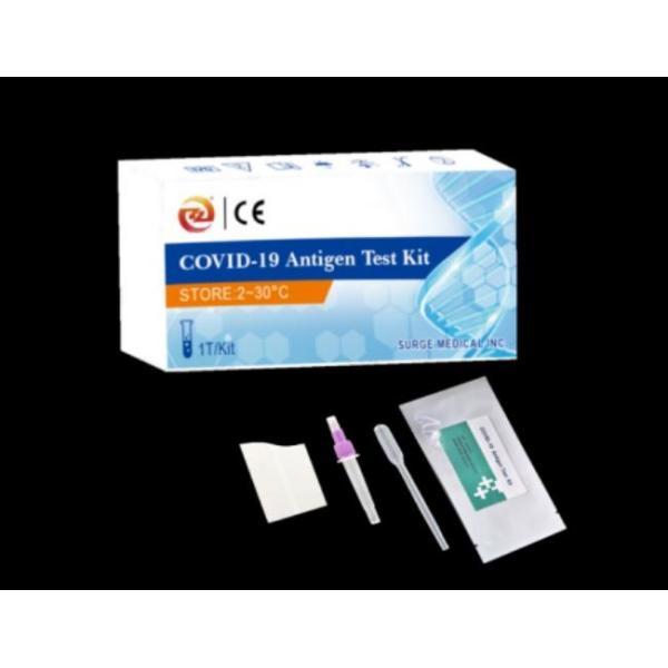 CE TGA Approved Rapid Test Kit Low MOQ With Saliva And Nasal Test Method For Baby Adults