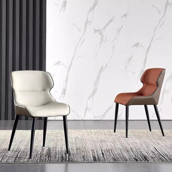 Customizable Color Home Leather Dining Chair