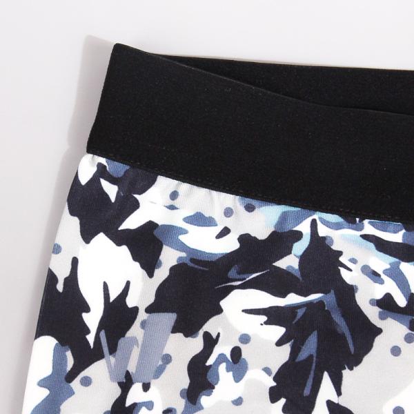 CPG Global Women's Fitness Legging Sport Running Pants Yoga Flower Print and Black Spots Super Slim HK30