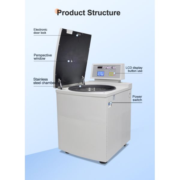 CL-CFL6V Large Capacity Low Speed Centrifuge 6000r/min 6L for Blood Biotech Lab Research