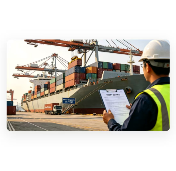 Reliable Shipping To Singapore LCL Consolidated Sea Freight DDP Door To Door Delivery