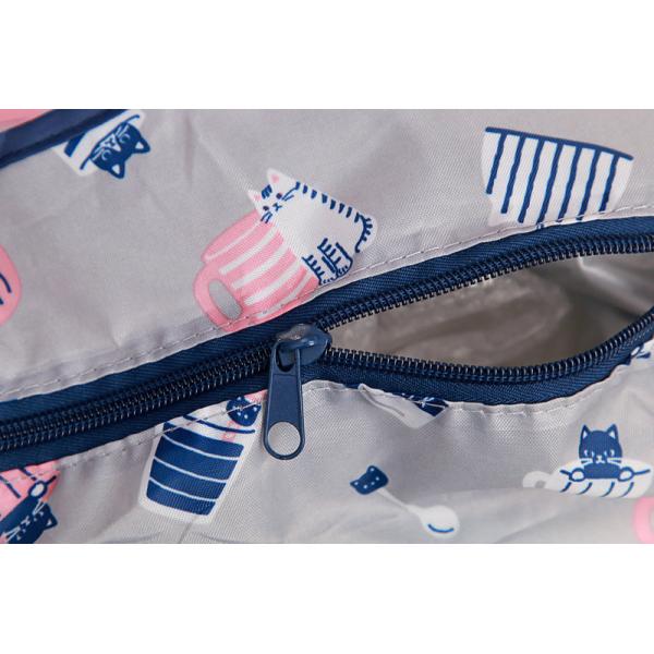 Teenagers Girls 210D Foldable Oxford Tote Bag For Dogs 34cmx32cmx15cm