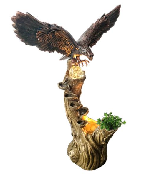 Turning Ball  Eagle Animal Outdoor Water Fountains