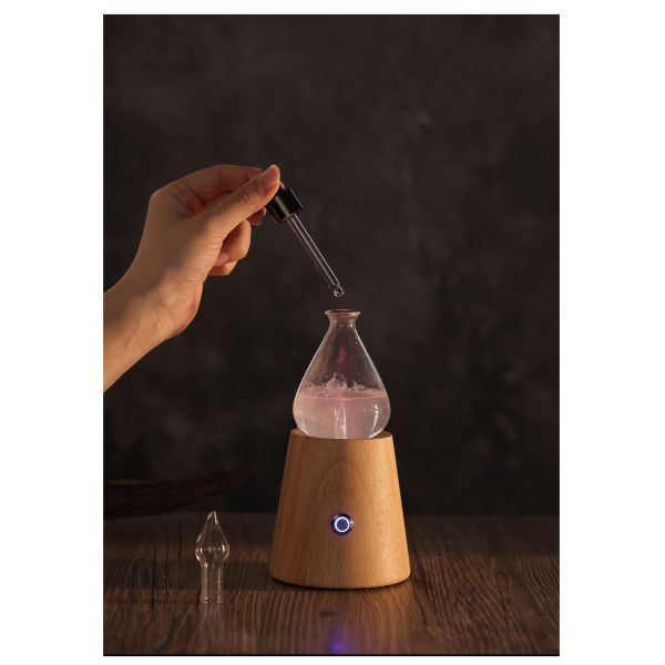 OEM Logo Vintage Real Wooden Aroma Diffuser Ultra Quiet Home Hotel Use Eco Friendly