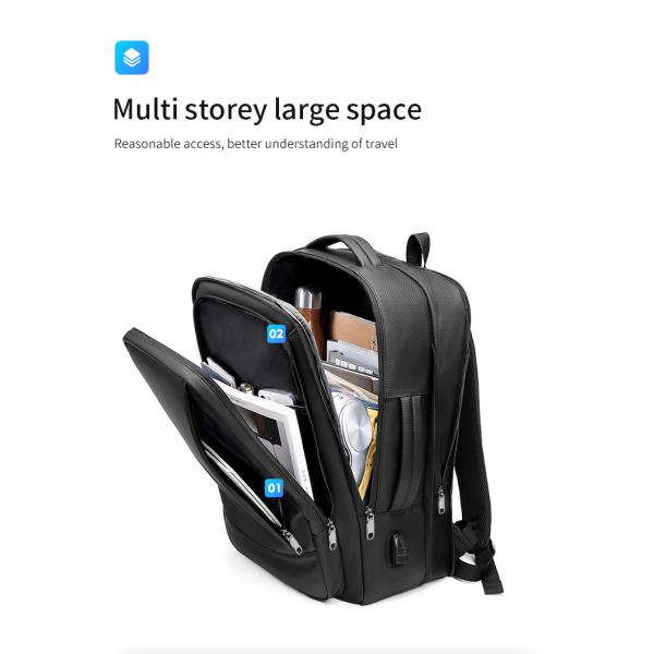 Sacs à main à vendre à l'usine logo personnalisé usb ordinateur portable imperméable en gros hommes 15,6 pouces sac portable sac de voyage sac à dos portable scolaire