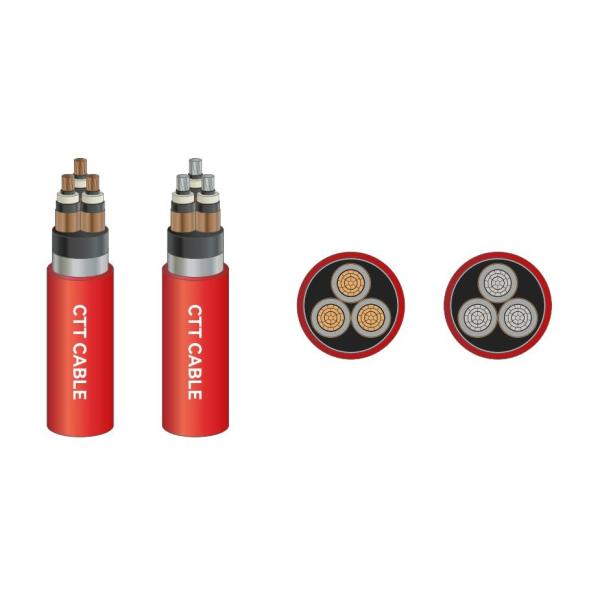 Aluminum Alloy Interlocked Armored Cable with PVC Jacket