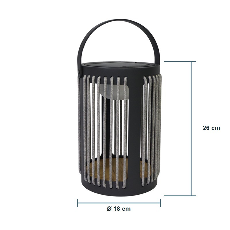 Smart RGB Dimmable Outdoor Lantern for Patio and Garden Scenes