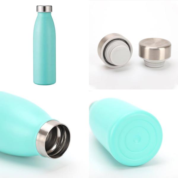 Various Models Customized Double 750ml Wall Stainless Steel Vacuum Flask Insulated Tumbler Small Mouth Water Milk Bottle