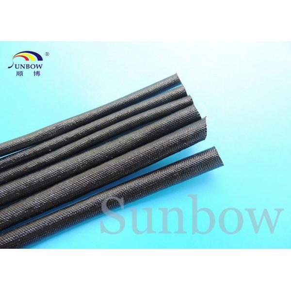 Flexible UL VW-1 Acrylic Coated Fiber Glass Sleeving / Sleeves for Insulation Wear Resistance