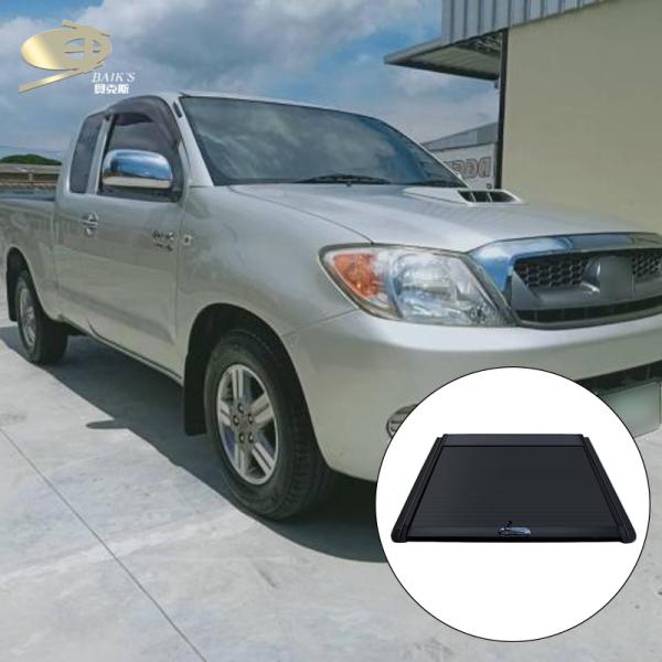 Roll Up Tonneau Cover Abs Hard Fold For Toyota Hilux Vigo 2004-2010
