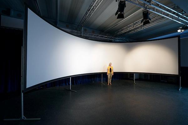 180 Degree RoHS Flight Simulator Projection Screen Matte