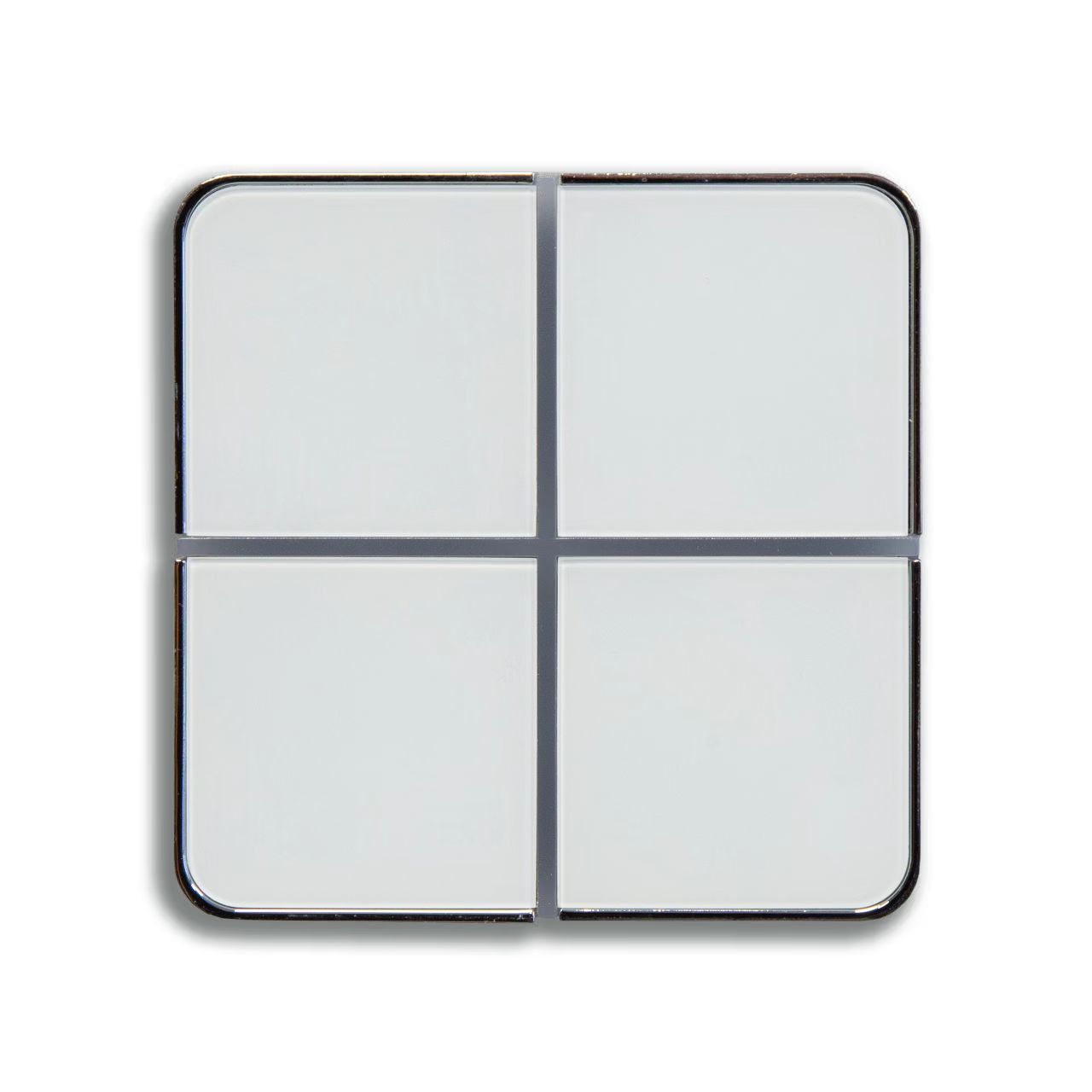 1-4 Full Touch Button KNX Household Intelligent Light System Aluminum Panel Smart Wall Switches
