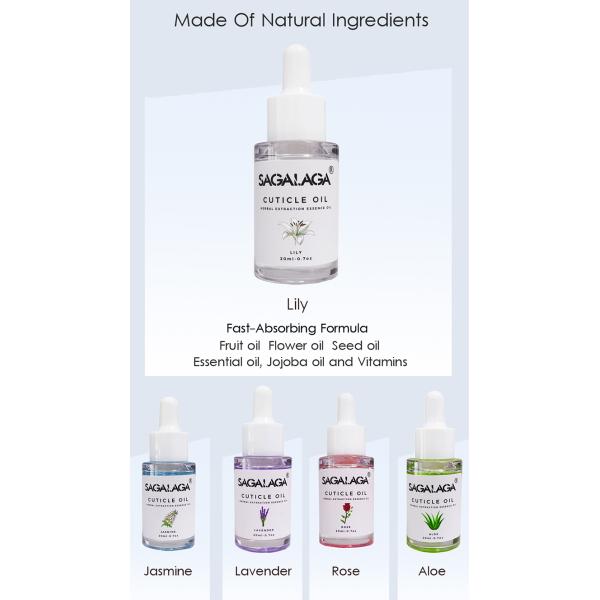 Private Label Organic Jojoba Scented Cuticle Oil 20Ml Natural Revitalizing Mango Nail Oil for Nourishing and Moisturizing