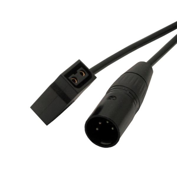 D-tap female to 4pin xlr male cable for BMCC Anton Beaur battery