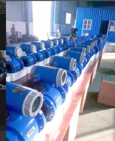 Pure Water Magnetic Flow Meter 4 - 20ma High Accuracy Liquid Low Power Consumption