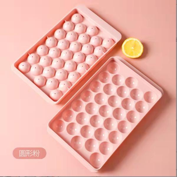 Plastic Round Ice Cube Tray for Freezer Mini Circle Ice-Cube Maker Mold Arrivals