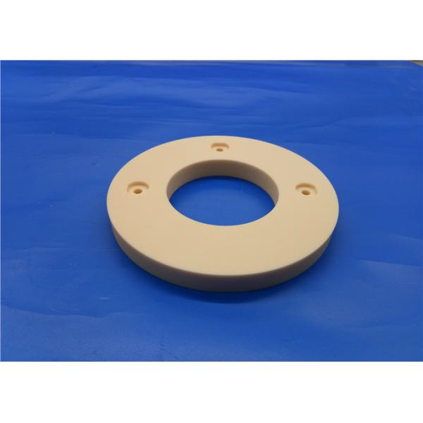 Precision 95%-99.7% Alumina Ceramic Flange Ring / Flange Pump / Insulating Flange