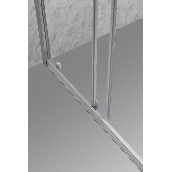 Sliding Opening European Shower Enclosure With Alum Frame And 5/6mm Tempered Glass