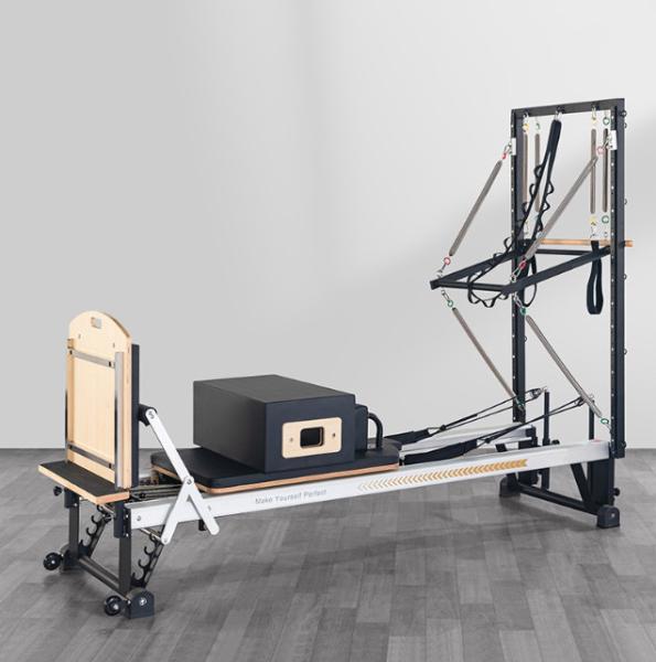 Equipamento de fitness de estúdio de yoga comercial semi-elevado Silent Aluminum Alloy Pilates