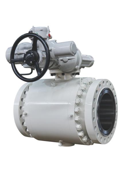 3 Piece Forged Steel Industrial Ball Valve Trunnion Mounted Class 150 - 2500