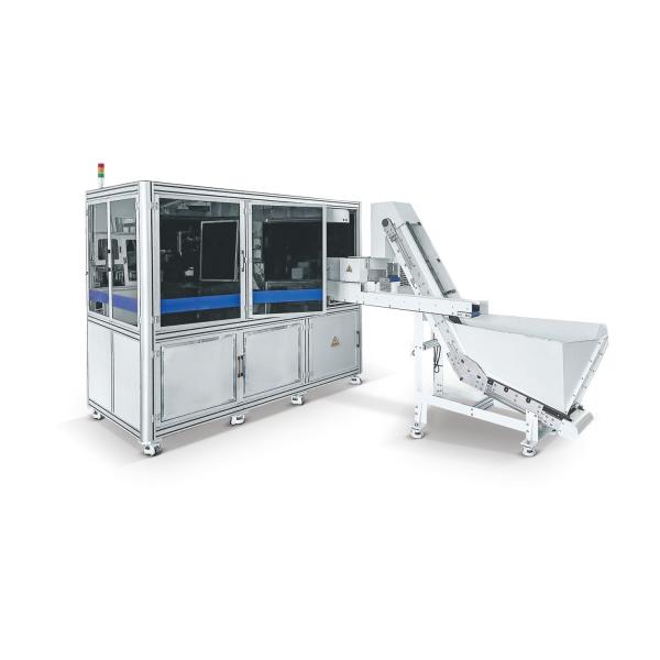 Máquina de inspecção visual de mesa de vidro duplo PLC AC220V