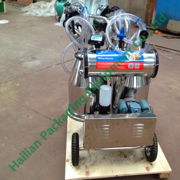 Машины молока овец бочонок портативной двойной доя для молочных ферм