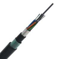 Cabos de fibra óptica blindados de 48 núcleos GYTA53 GYTA GYTS Jaqueta duplo PE