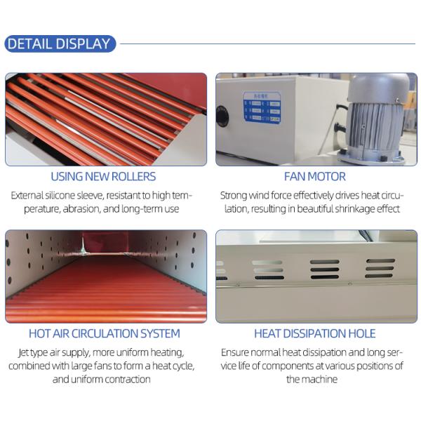 450L Automatic L Type Sealing Shrink Luggage Wrapping Machine for Customer Requirements