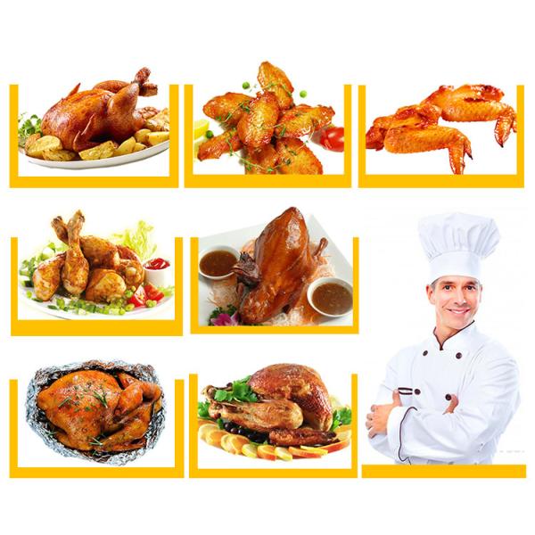 Chicken Grill Machine / Chicken Rotisserie Grill Gas Oven 4 Rods With Foots Stainless Steel