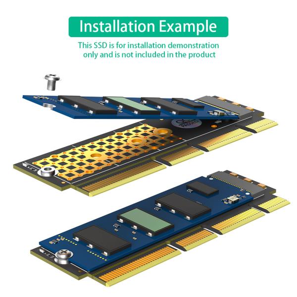 Windows7 PCI E Adapter NGFF KEY M To PCIE 16X Adapter
