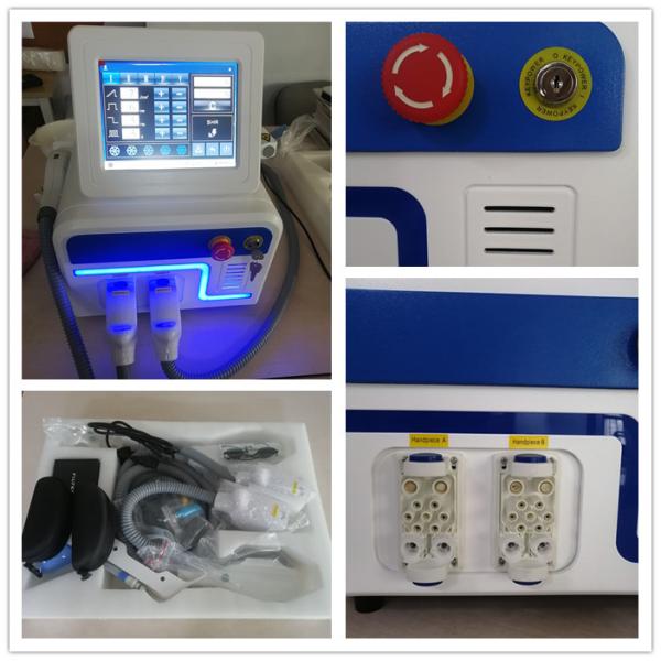 Nd Yag IPL Безболезненное лазерное оборудование для красоты Эстетическая машина для удаления волос