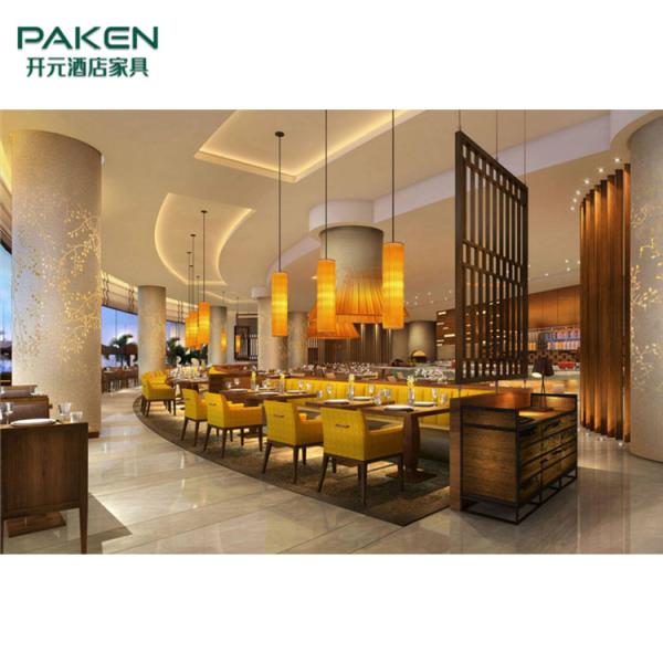 Подгонянная мебель ресторана гостиницы размера твердая деревянная