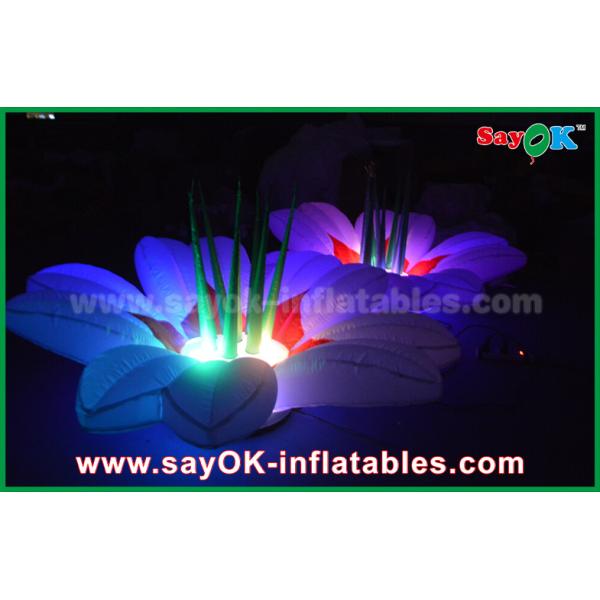 Цветки фона украшения фестиваля Inflable цветка украшения этапа свадьбы раздувные освещая музыкальные