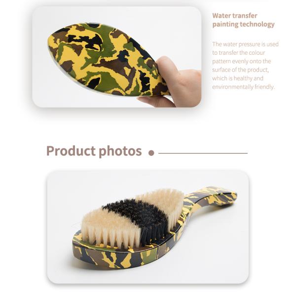 Частный маркированный борщ для волос с средней твердостью с кривой щеткой