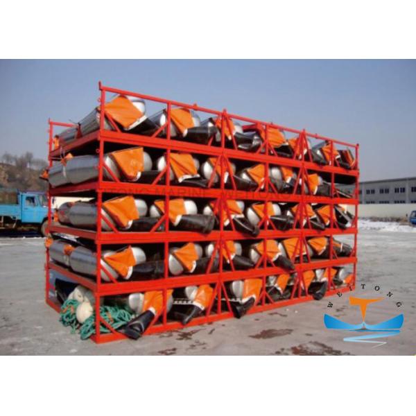 PVC Floating Oil Containment Booms Wonderful Oil Stagnant Ability For Emergency Laying