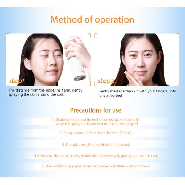 Moisturizing Natural Sunscreen Spray Spf30 Waterproof For Sweat Skin