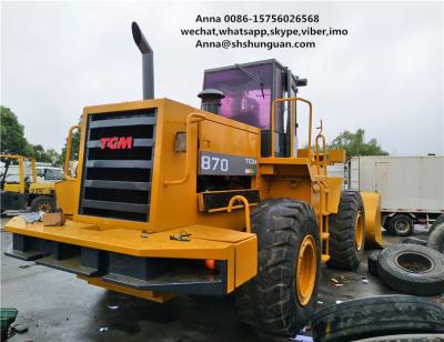 5000kg Rated Load Used Wheel Loaders Payloader 870 Close Cab Used Loader