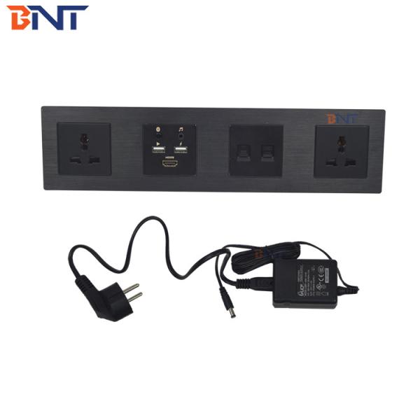 universal  power electrical wall mounted power socket media hub for hotel room