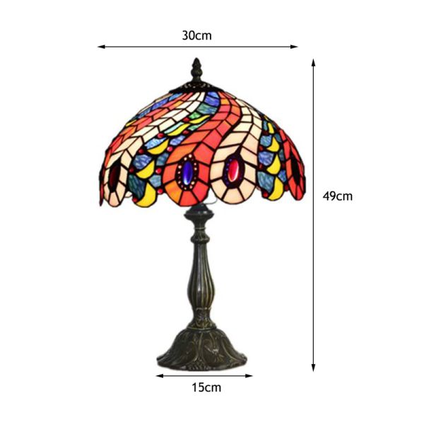 Table Lamp E27 European Retro Creative Bedside Light lamp on the table(WH-TTB-65)