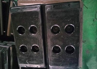 Almofadas de borracha da máquina escavadora durável