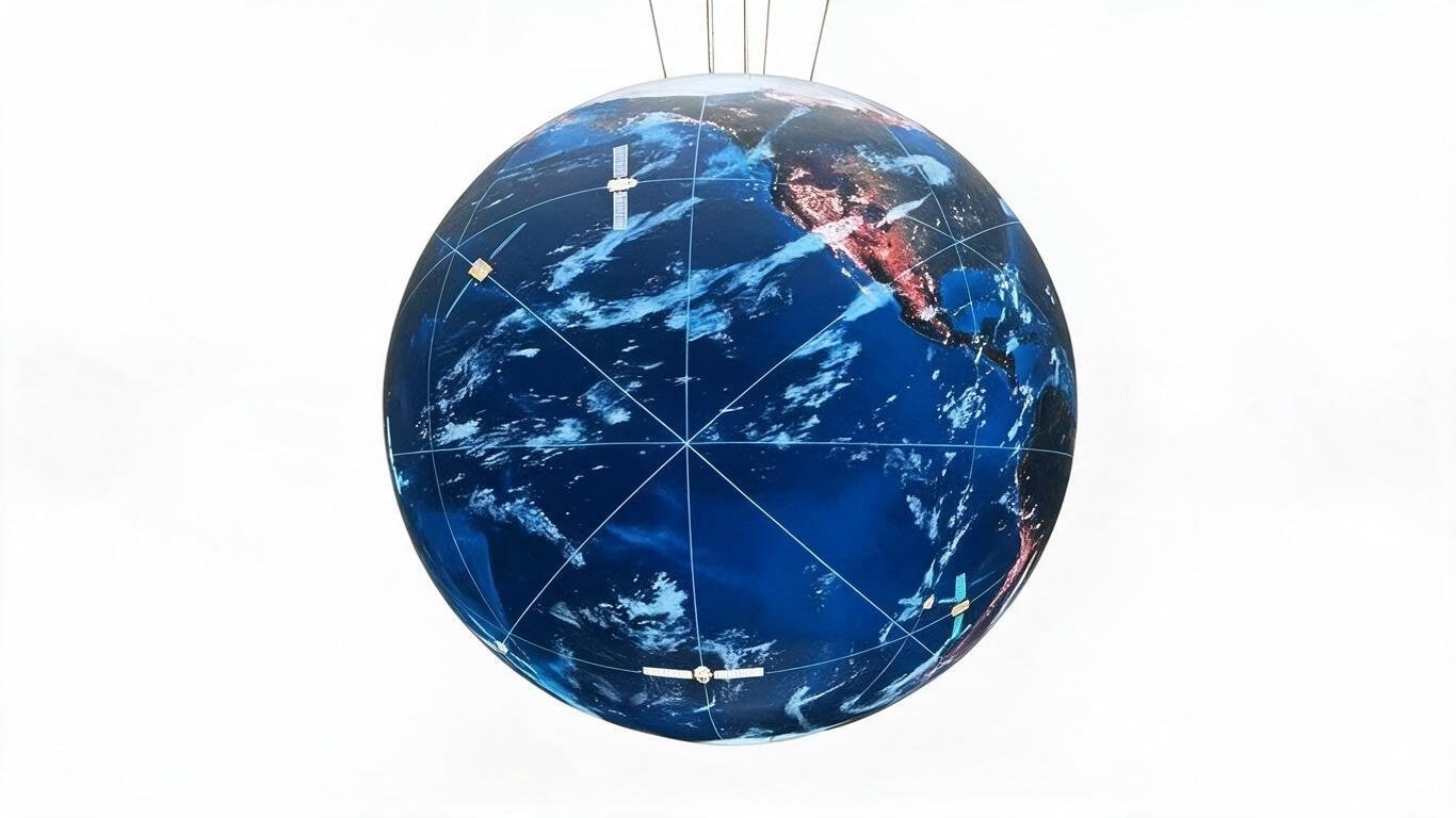 Seamless Splicing Spherical LED Screen Display Lightweight Floor Mounted