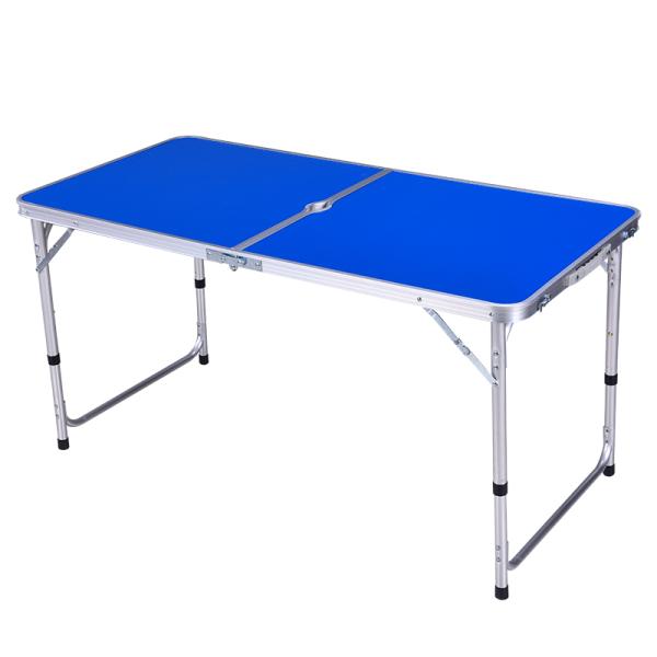 Sí, en el jardín exterior de la granja de aluminio maleta plegable escritorio portátil para fácil transporte