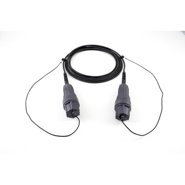 Breakout Harnesses Fiber Cable Assembly Full AXS To LC 2/4/6/8 Count IP67 Waterproof