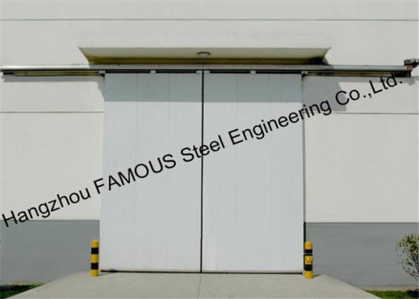 Customized Aluminum Alloy Glass Industrial Sliding Garage Doors Powder Coated
