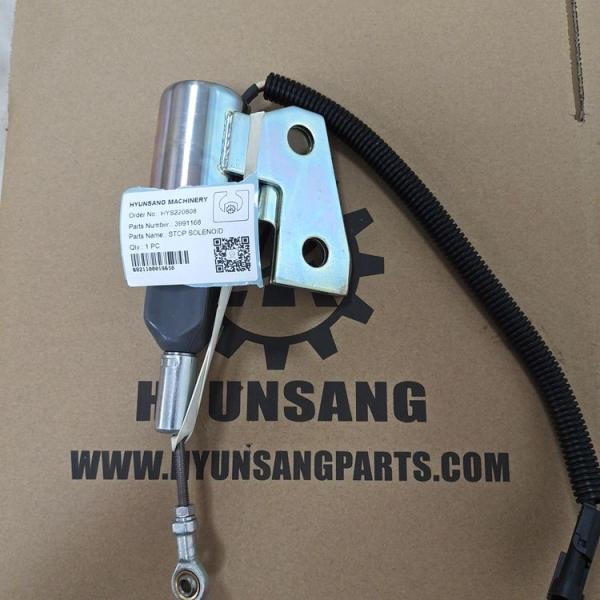 Pare a máquina escavadora Parts For R130 R130-5 do solenoide 3991168 SA-4941-24 3964628 Hyundai