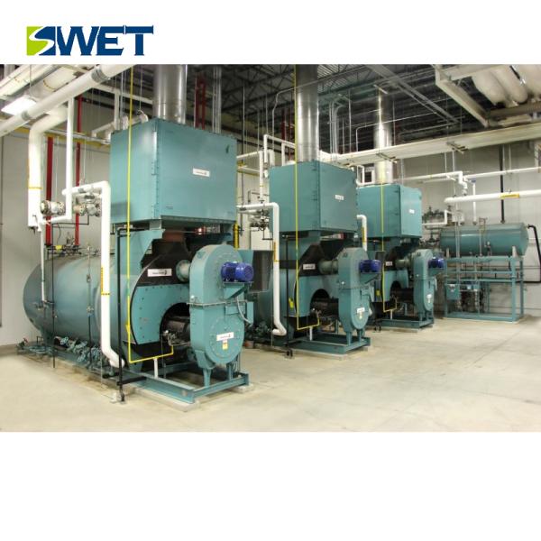 Gas oil hot water boiler Environmentally friendly WNS 2.1 MW 200kg/h Diesel Consumption