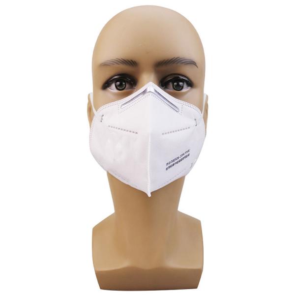 Breathable KN95 Disposable Masks With 3 Layer Non Woven Material