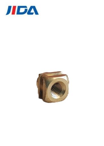Hpb54-1 9mm M5 Thumb Nut Square Mounting Brass Knurled Nut Customized