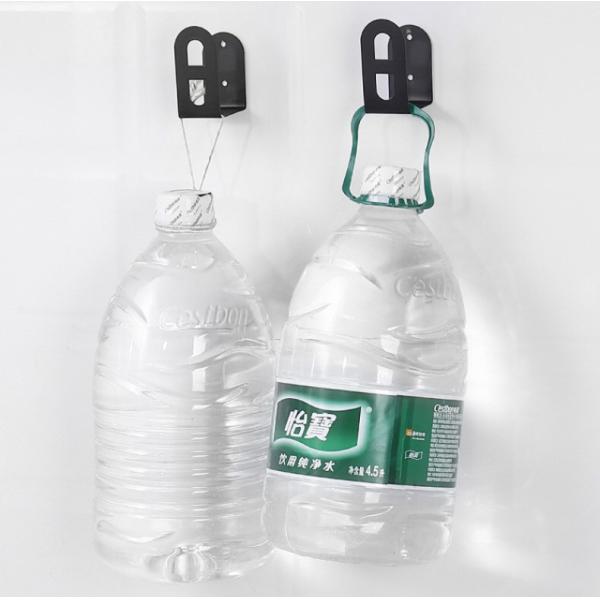 Rectangle Wall Mounted Kitchen Shelf With Matt Black Baking Paint Finish