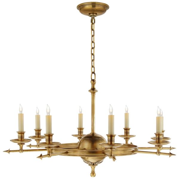 Modern Luxury Brass Body Crystal Shade Pendant Light with 3500K Warm White LED Suspended Lighting